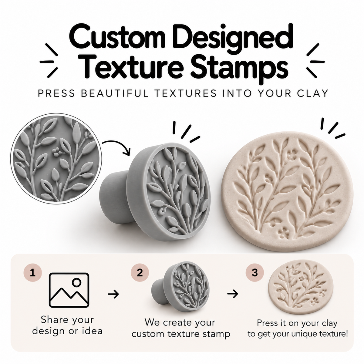 Texture Stamp - Custom Design via Shapesmith