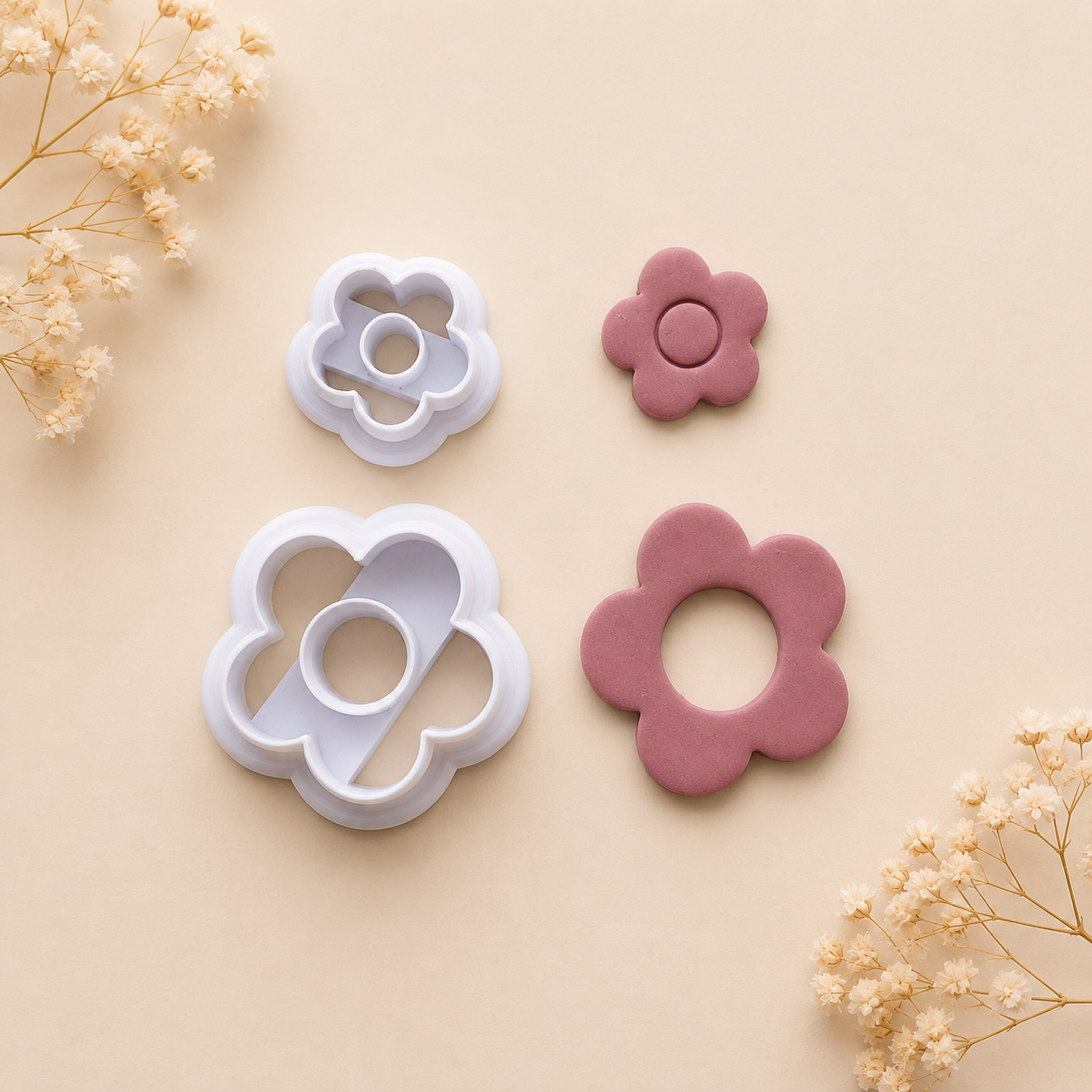 NC 009 - Daisy Flower Polymer Clay Cutter