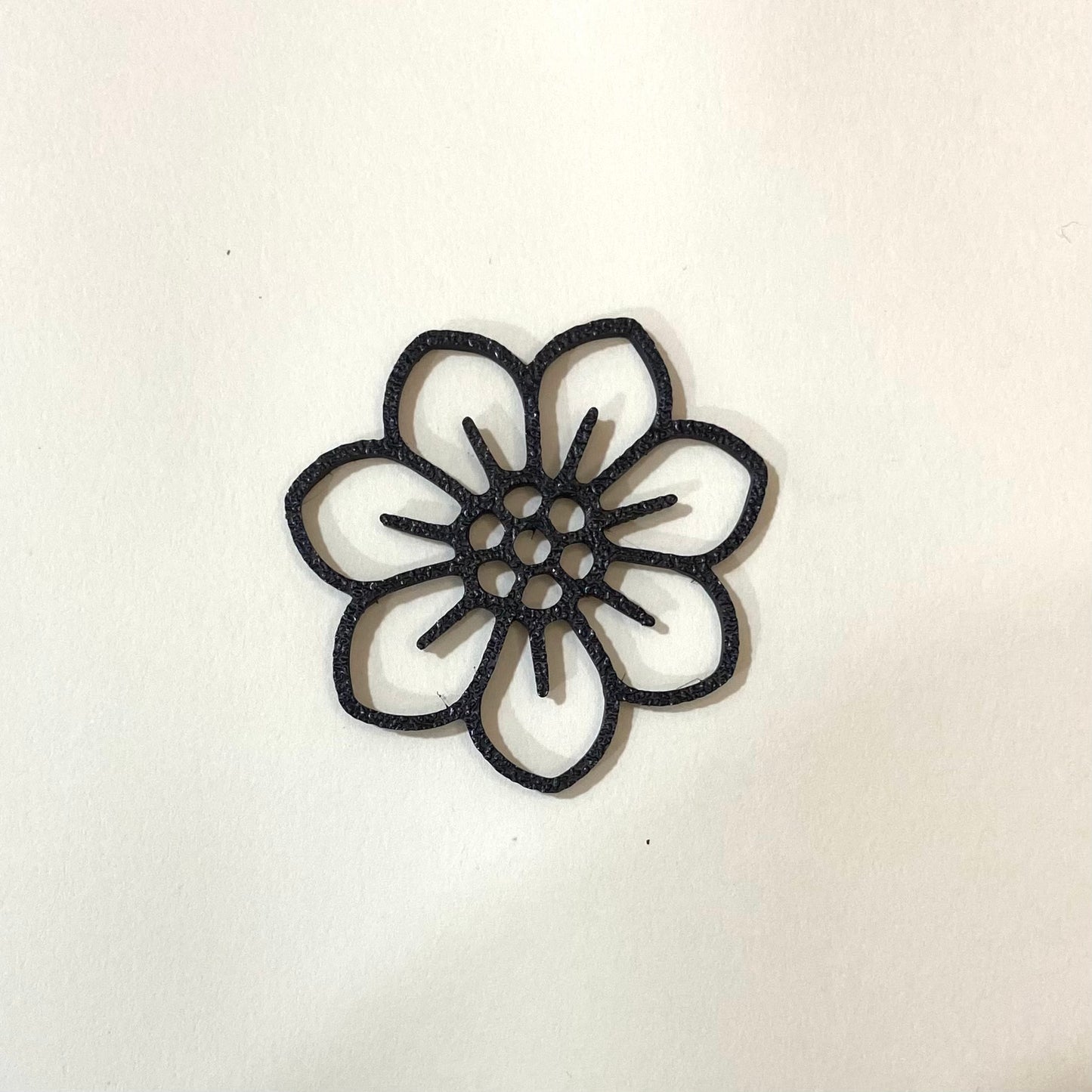 PB07 - Flower Stain glass Plastic Bezel for resin art - ClartStudios - Polymer clay Jewellery