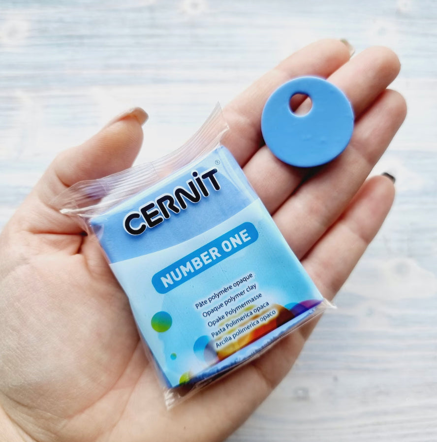 N024 - Cernit Number One Periwinkle - 56gms - ClartStudios - Polymer clay Jewellery