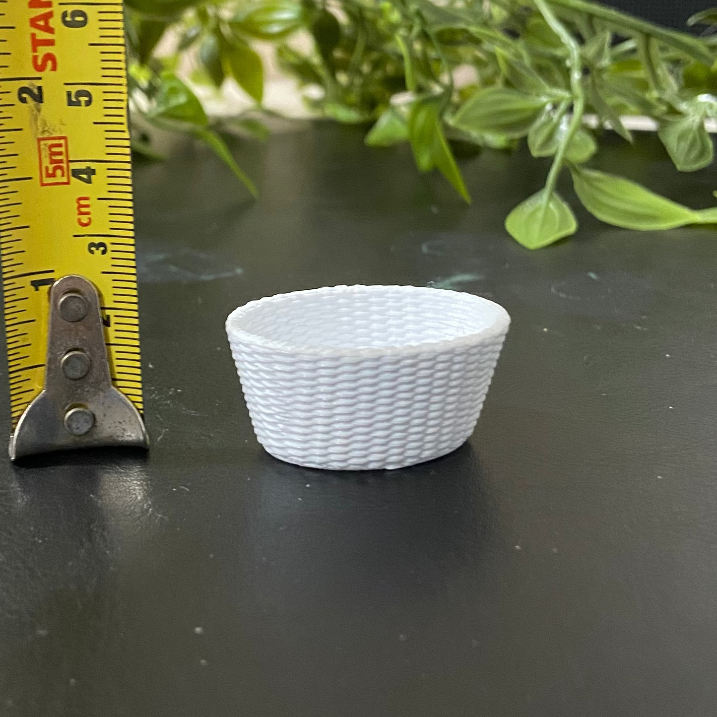 Rattan Basket- Dollhouse - M021