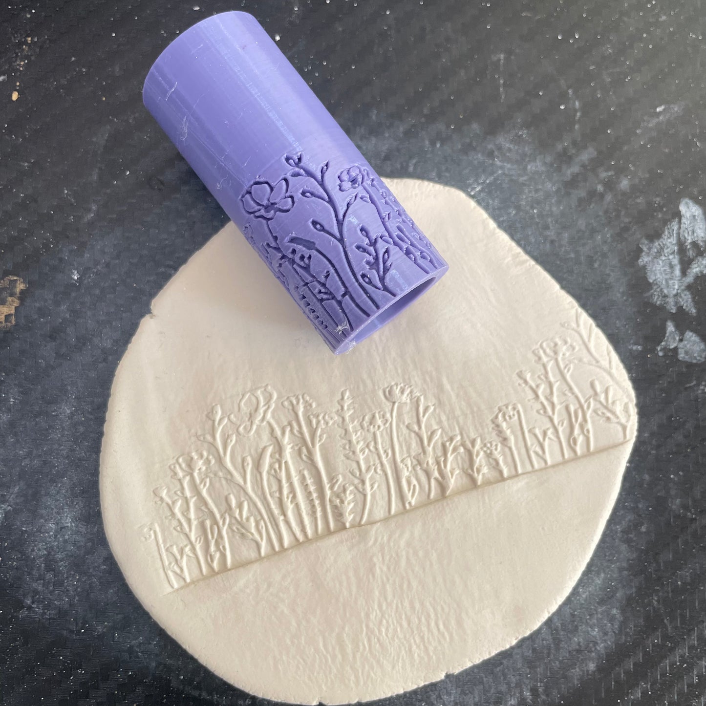 TR 20 - Mini Flower Pattern- 3 | Texture Roller - ClartStudios - Polymer clay Jewellery