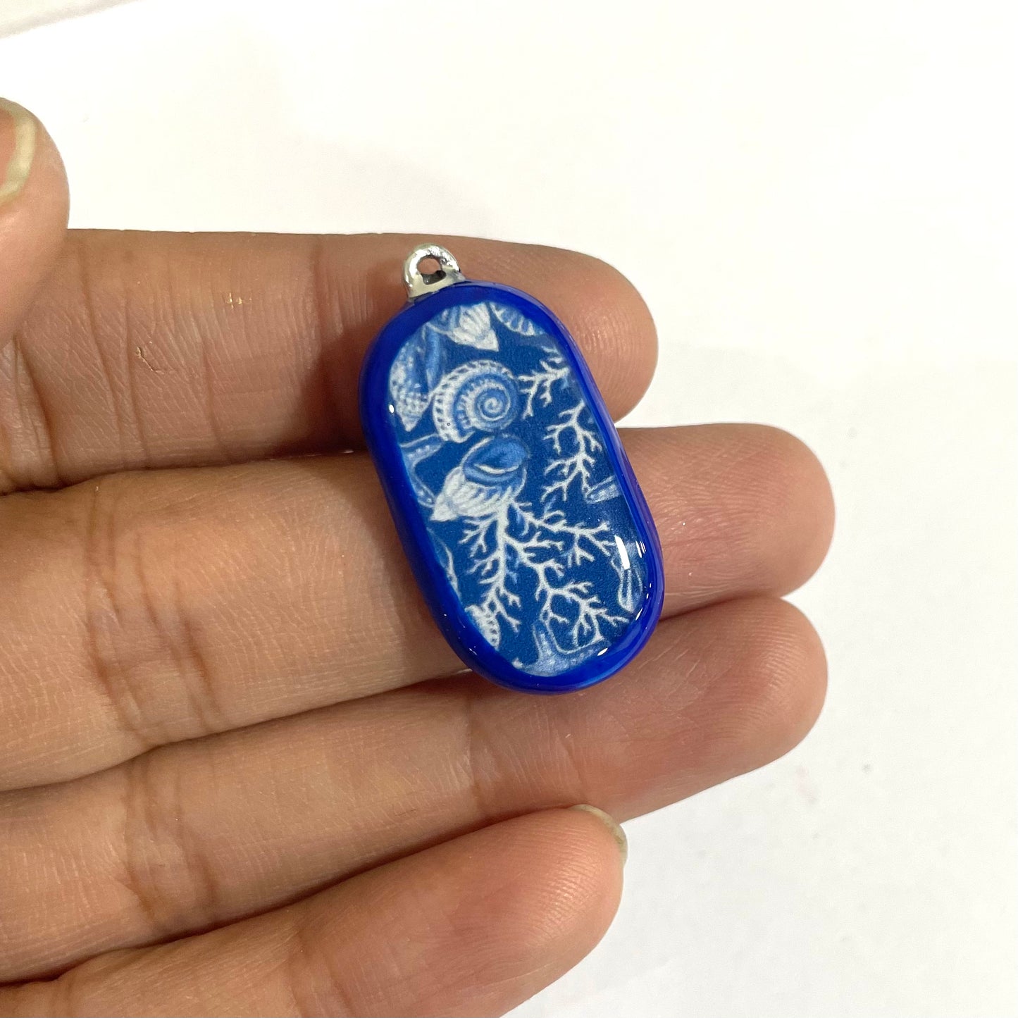Blue Underwater Themed - Cold Porcelain Charms Pendant (Dispatch Time 4-5 days) (Copy) - ClartStudios - Polymer clay Jewellery