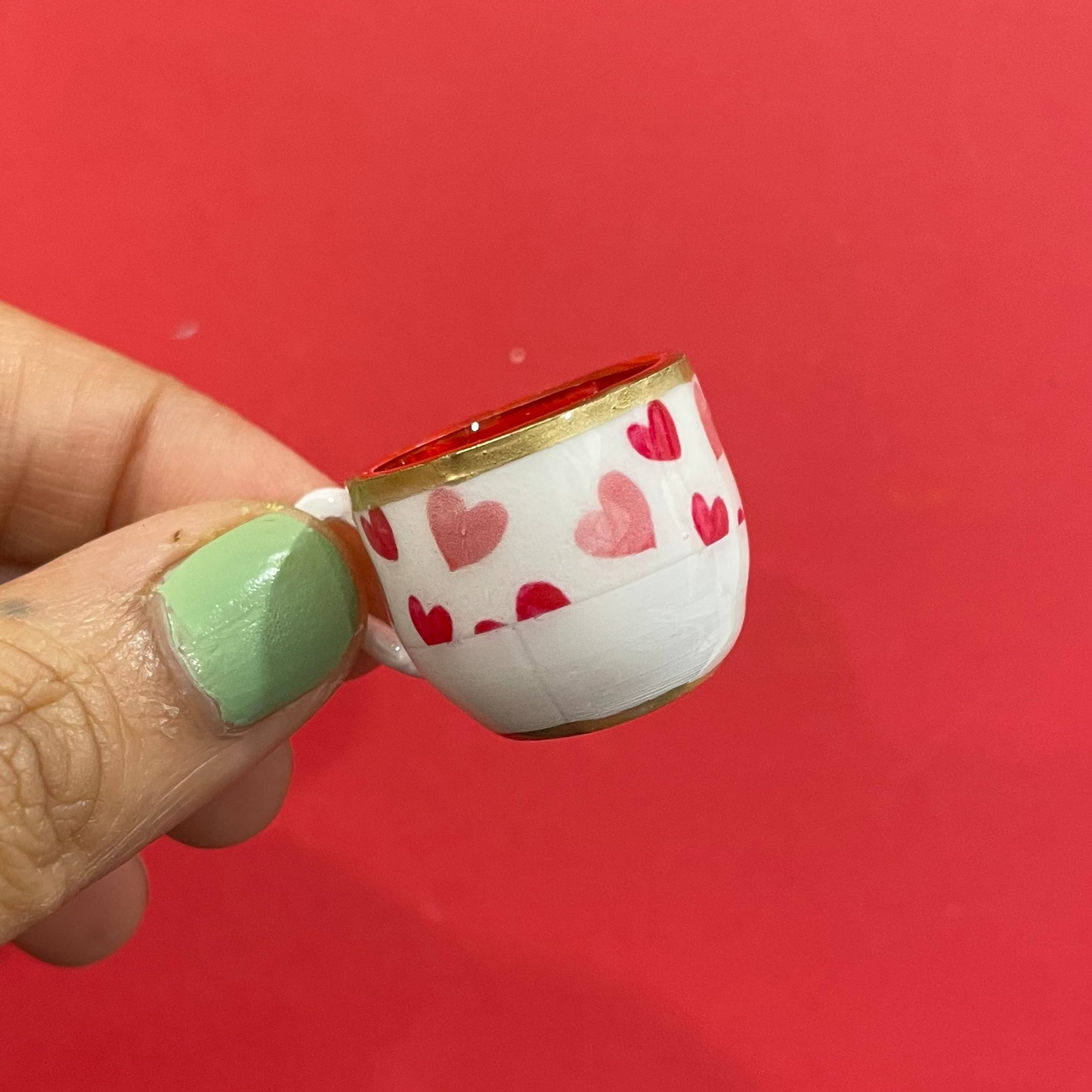 R001 - Resin Cup Charm - Waterproof & Adorable (20mm × 30mm) - ClartStudios - Polymer clay Jewellery