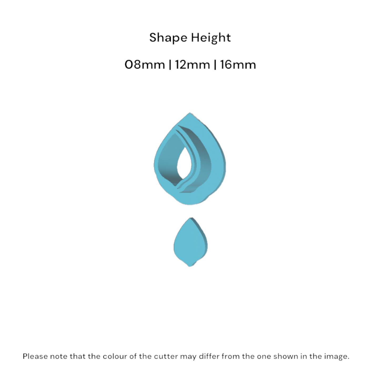 Petal - C0033 - Micro cutter for clay - ClartStudios - Polymer clay Jewellery