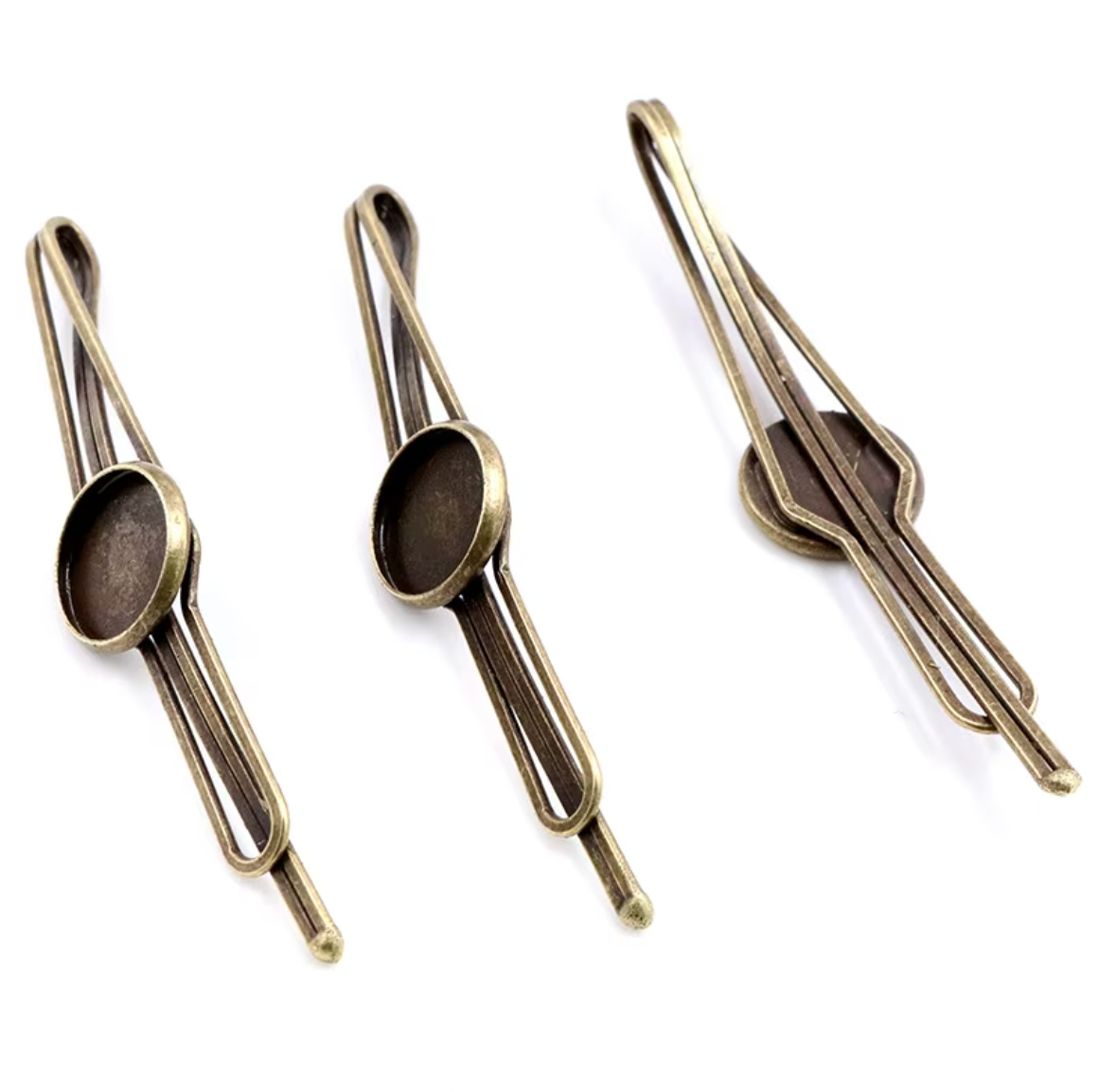 AH04 - Multi bezel Hairclip - ClartStudios - Polymer clay Jewellery