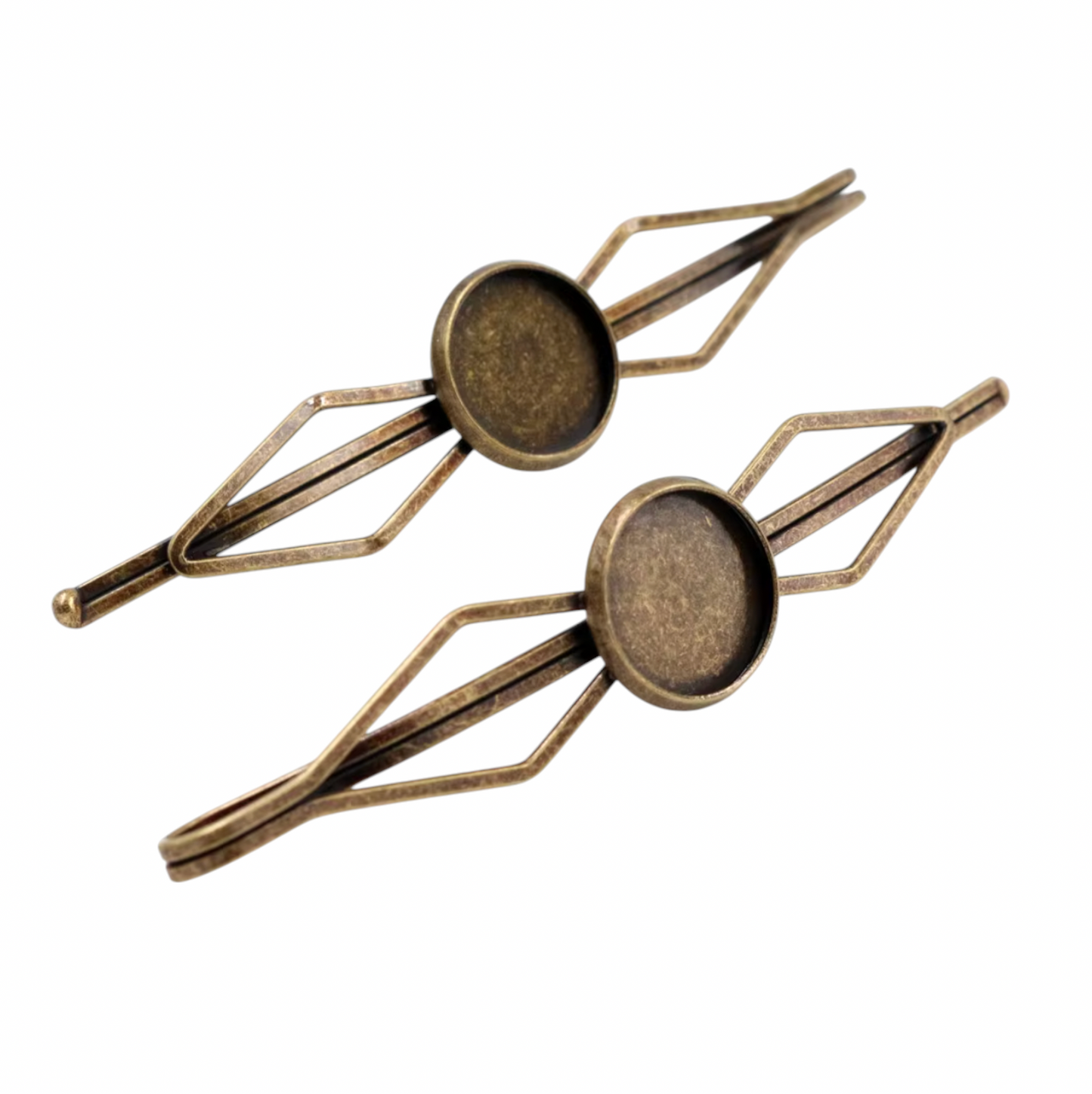 AH03 - Multi bezel Hairclip - ClartStudios - Polymer clay Jewellery