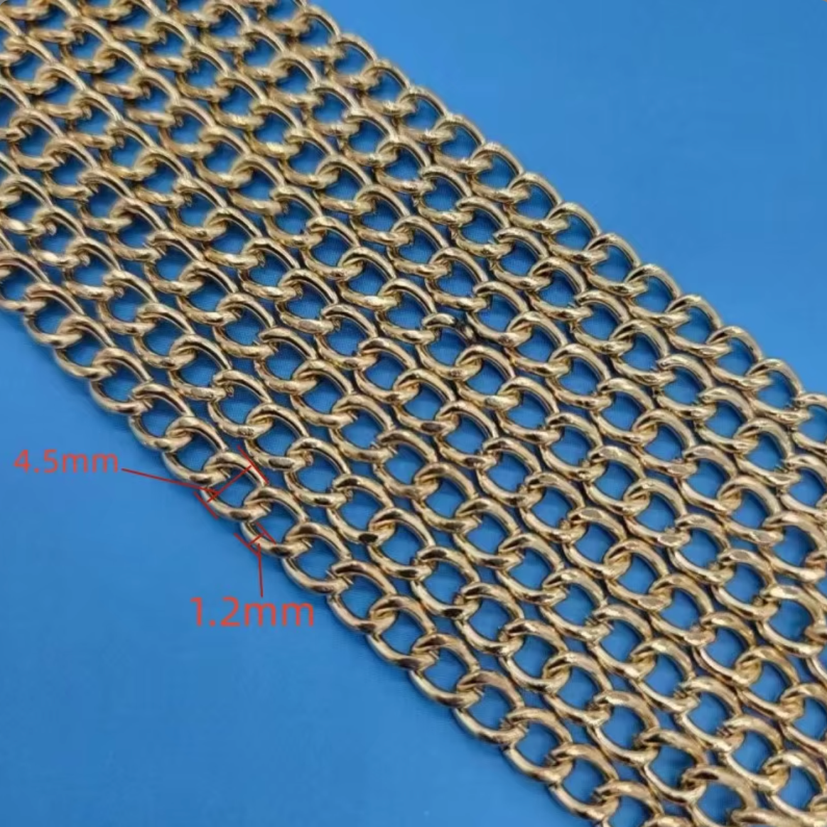 C16 - 2 meter Grind Chain/ High Quality / Tarnish Resistant - ClartStudios - Polymer clay Jewellery