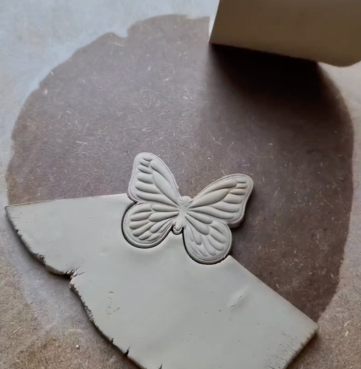 C15 - Butterfly Cookie Cutter and Stamp Set for Clay, Pottery and Bakery - ClartStudios - Polymer clay Jewellery