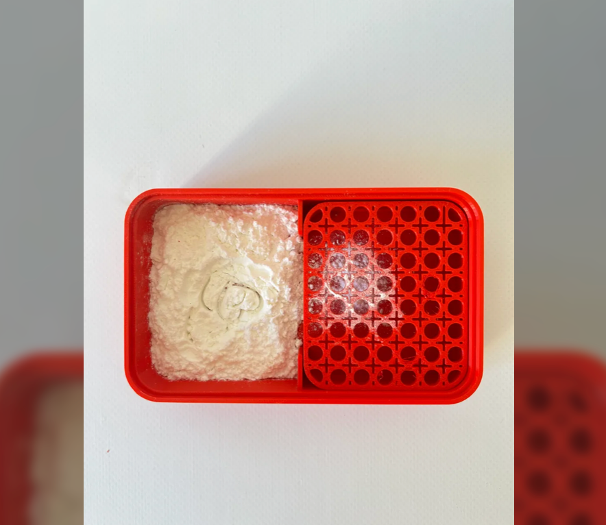 Cornstarch Tapper Box – Polymer Clay (Rectangle) - ClartStudios - Polymer clay Jewellery