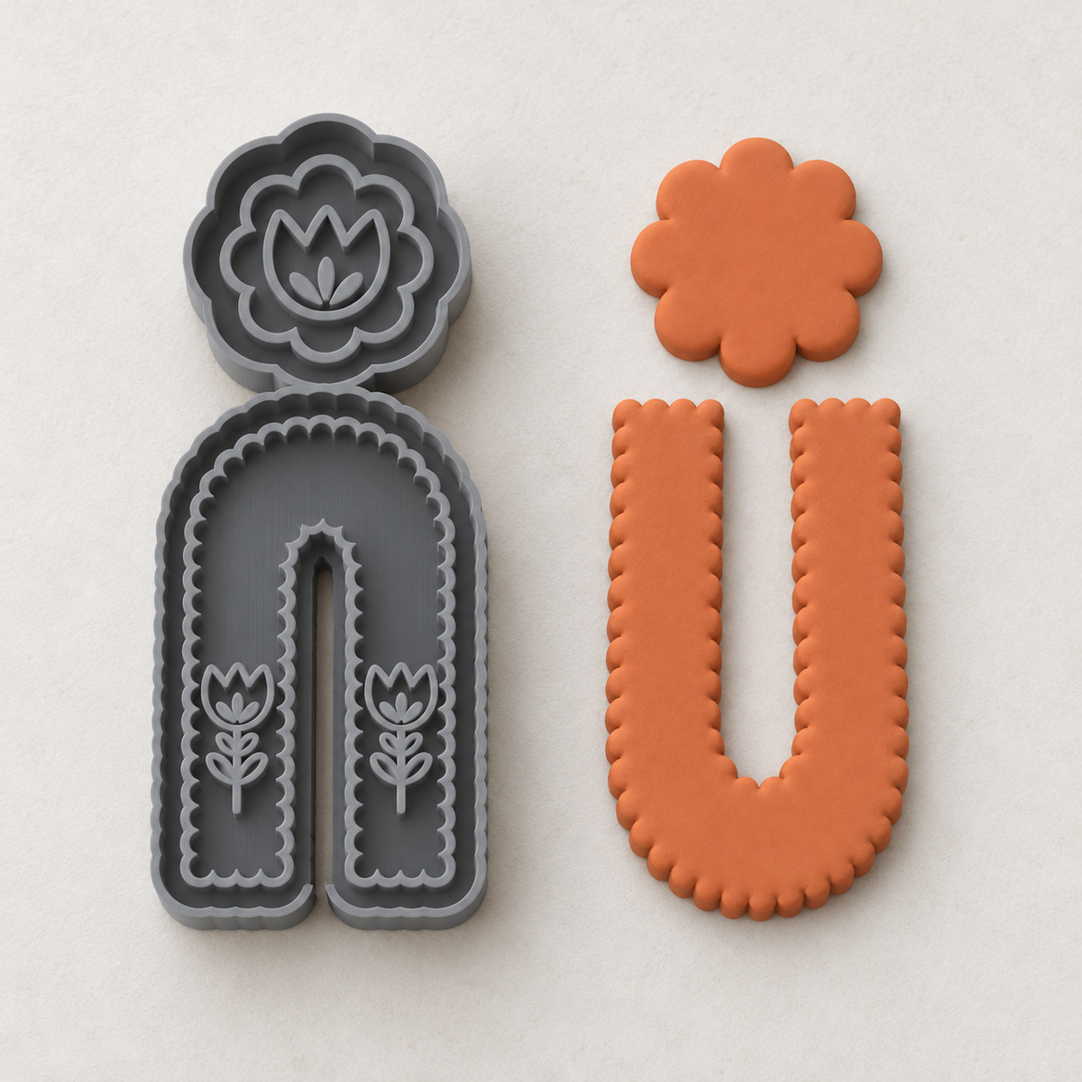 Scalloped Arch Earring Polymer Clay Cutter Set | 193 - ClartStudios - Polymer clay Jewellery