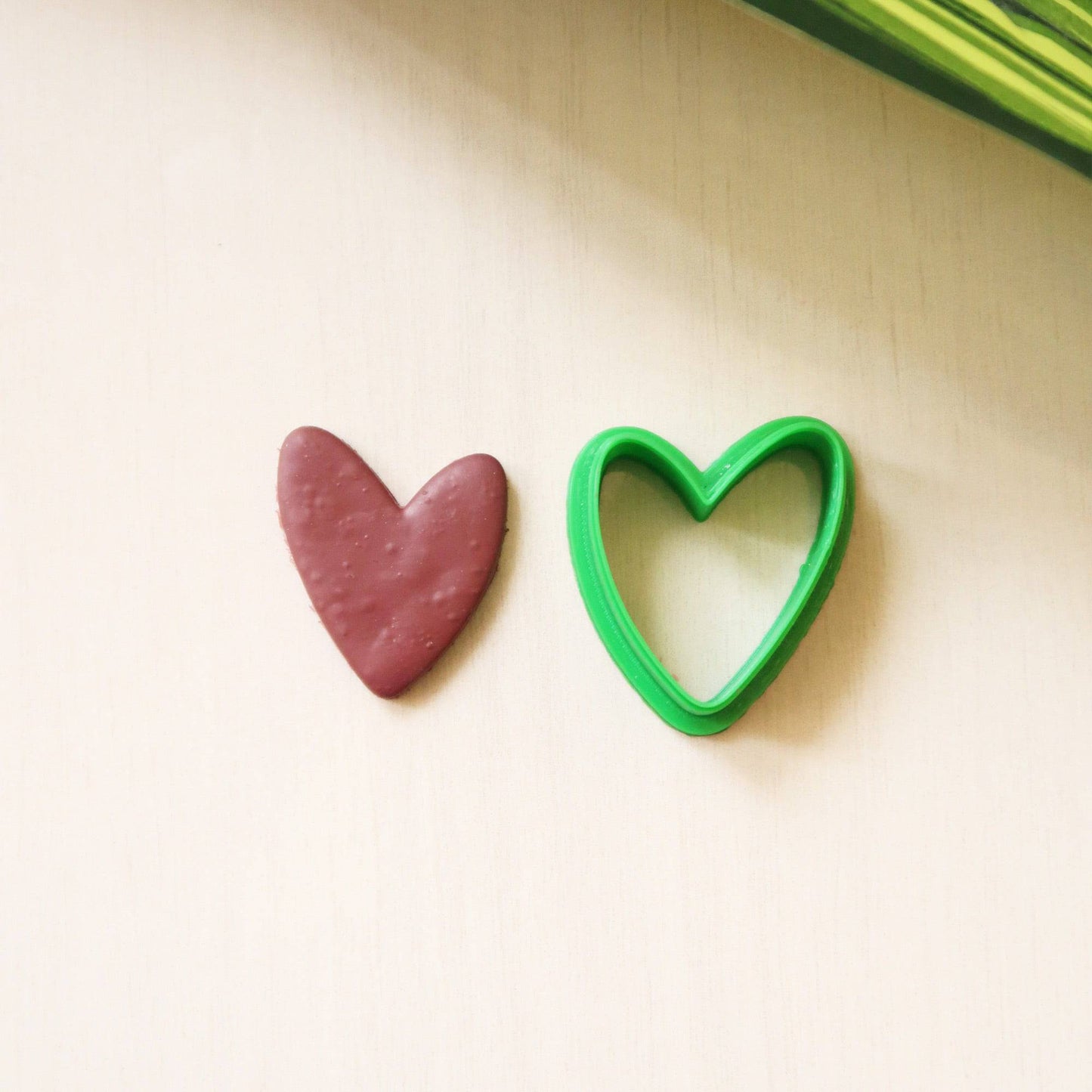 Boho Heart Cutter - ClartStudios - Polymer clay Jewellery