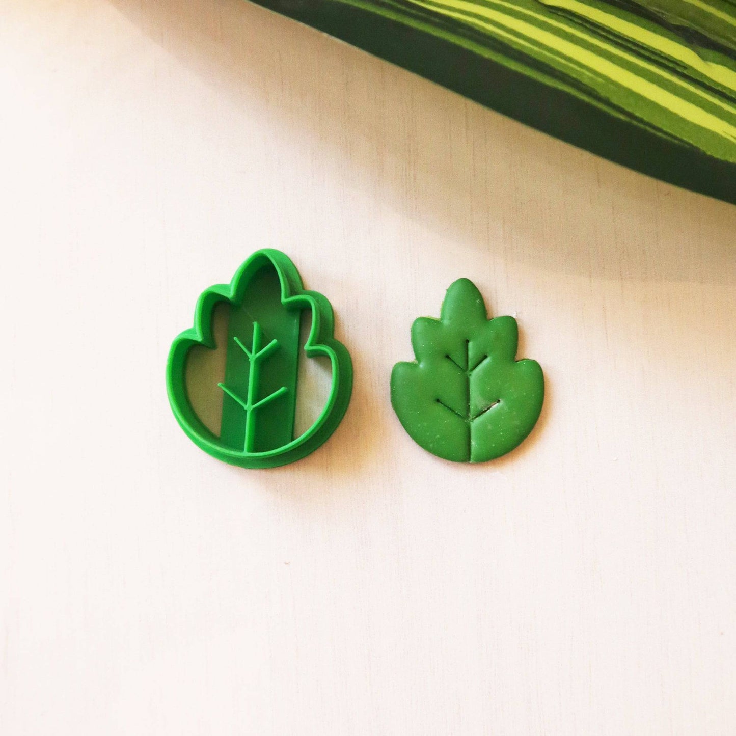 Five Petal Leaf - ClartStudios - Polymer clay Jewellery