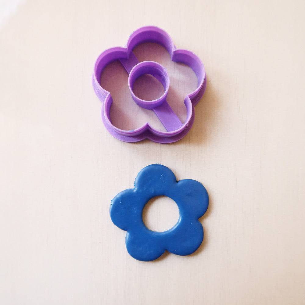 Flower-3 - ClartStudios - Polymer clay Jewellery