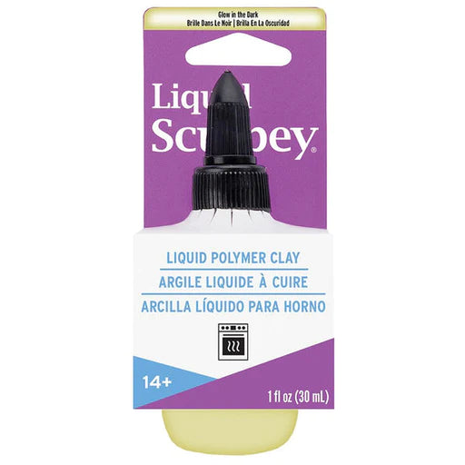 Sculpey Liquid glow in dark - ClartStudios - Polymer clay Jewellery
