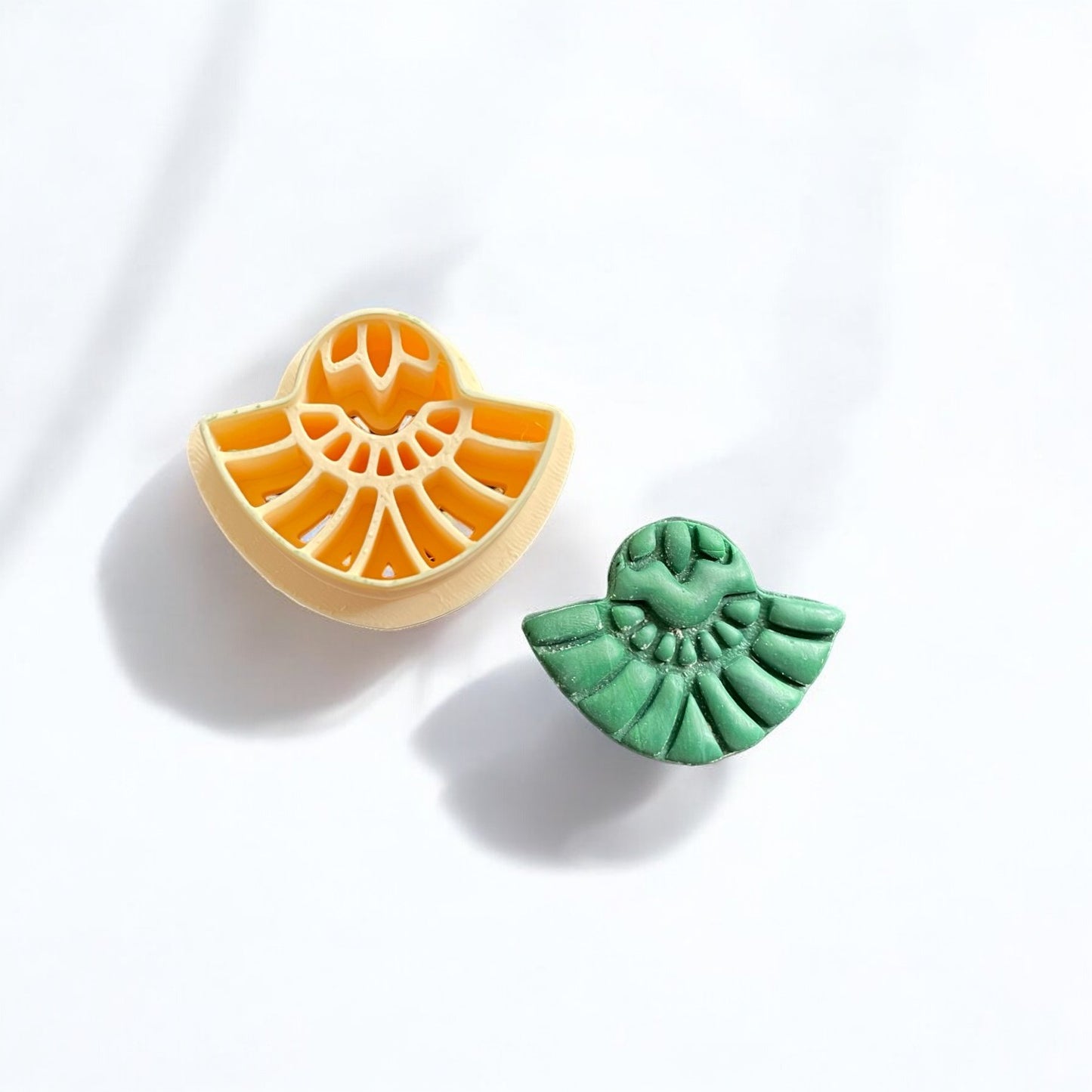 T01 - Tribal Macrame Clay Cutter - ClartStudios - Polymer clay Jewellery