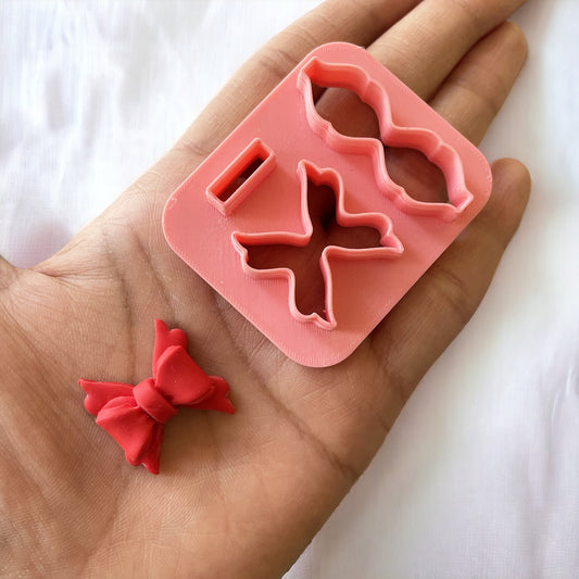 Bow (D) Building Cutter - ClartStudios - Polymer clay Jewellery