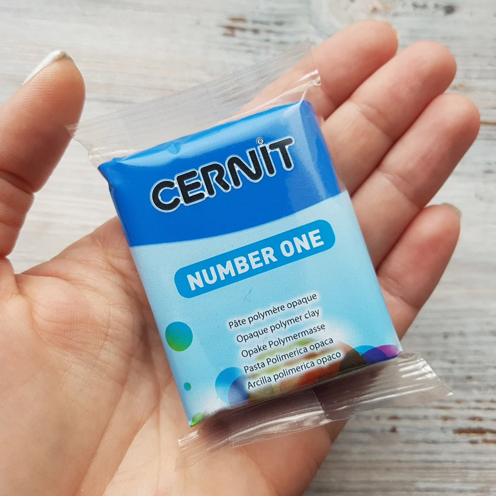Cernit Number One Blue - 56gms - ClartStudios - Polymer clay Jewellery