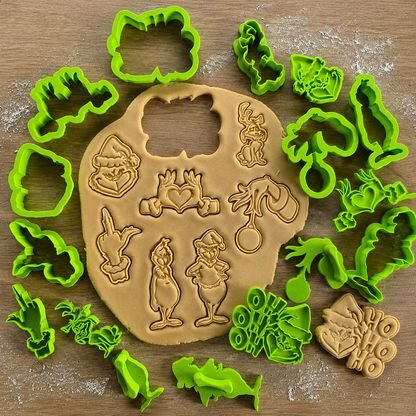 The Grinch Characters (cutter stamp set)