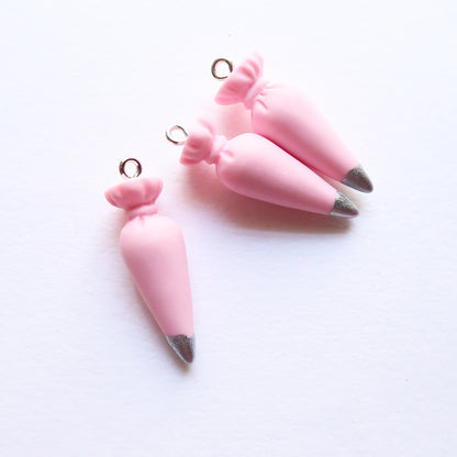 Whipping Cream (Pink) - ClartStudios - Polymer clay Jewellery
