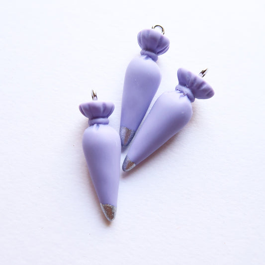 Whipping Cream (Lilac) - ClartStudios - Polymer clay Jewellery