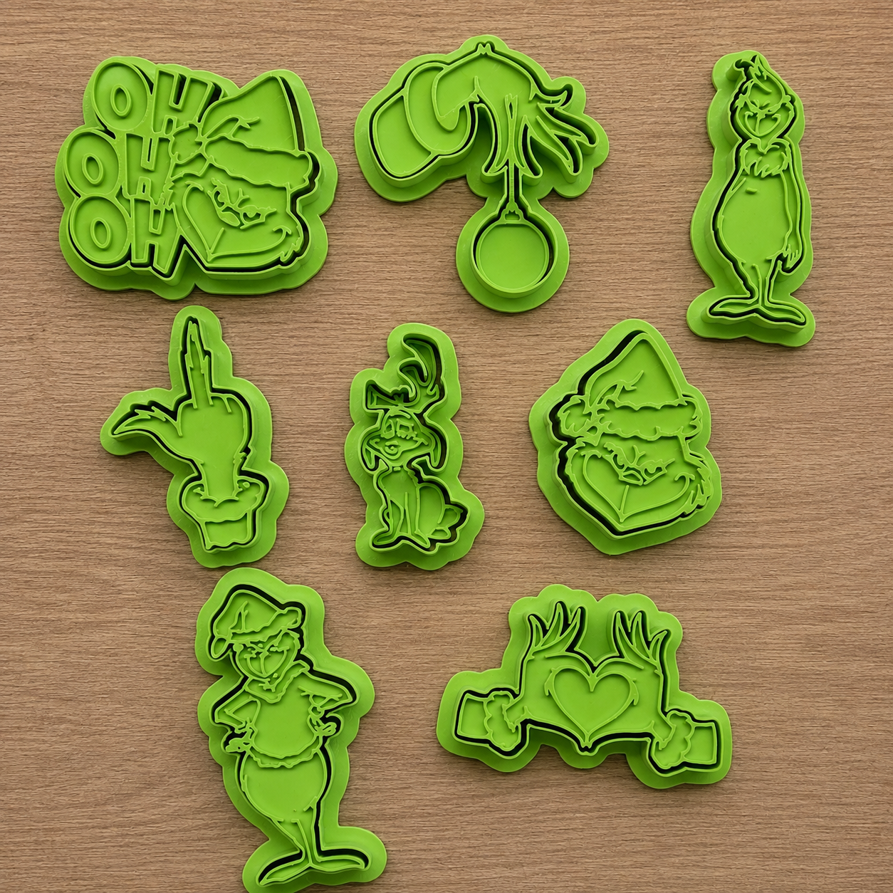 The Grinch Characters (cutter stamp set)