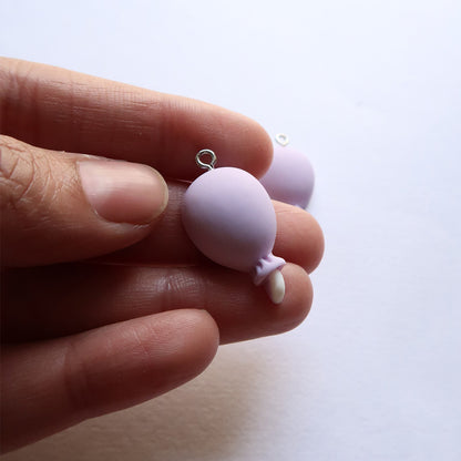 Purple Ballon - ClartStudios - Polymer clay Jewellery