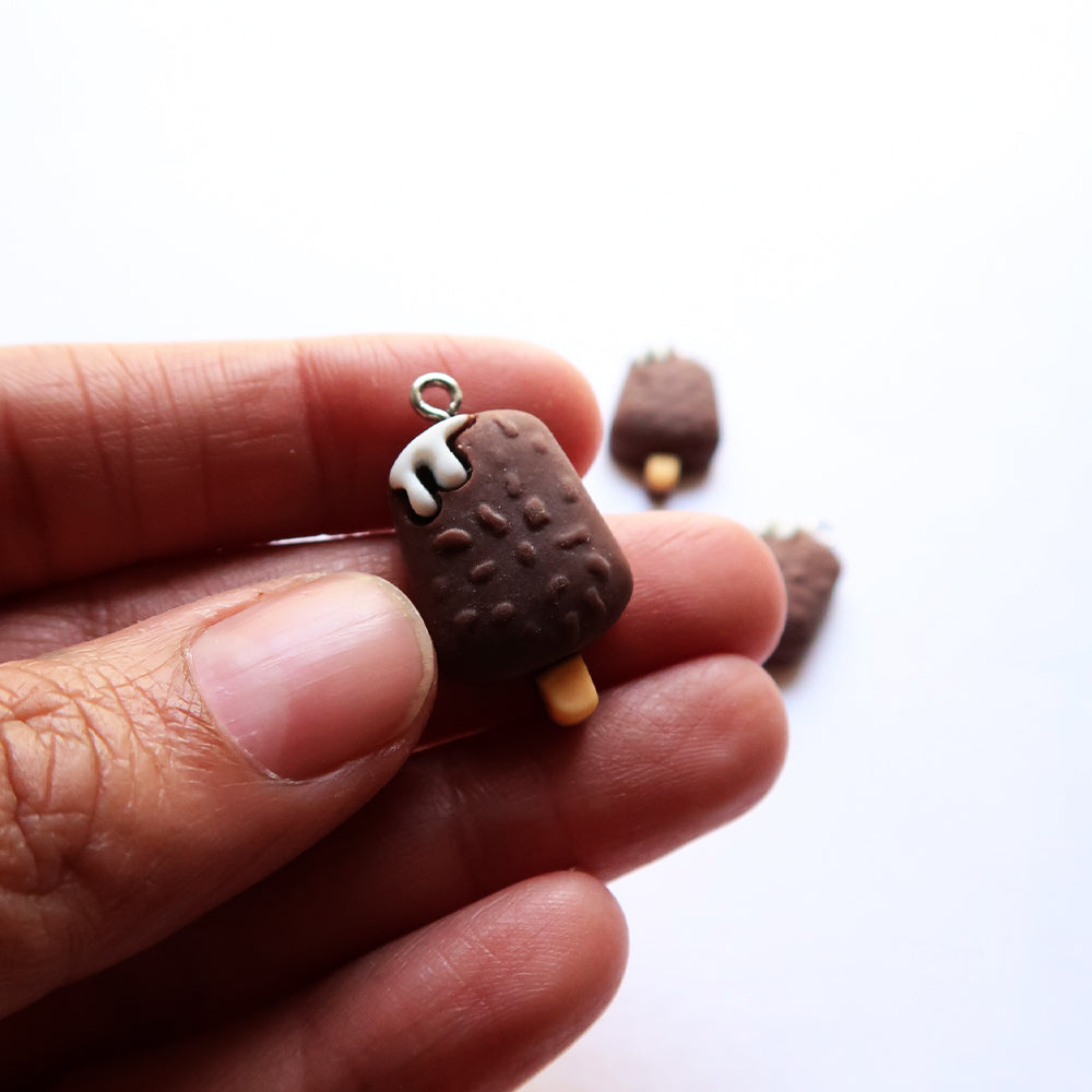 Chocolate Bar Charm - ClartStudios - Polymer clay Jewellery