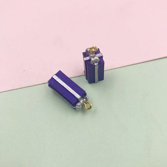 Purple Gift Box - ClartStudios - Polymer clay Jewellery