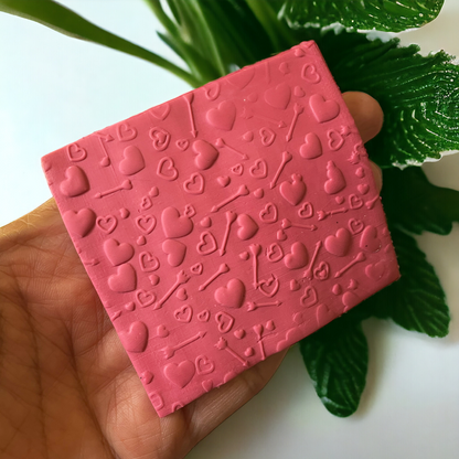 Hearts and Arrows Roller - ClartStudios - Polymer clay Jewellery