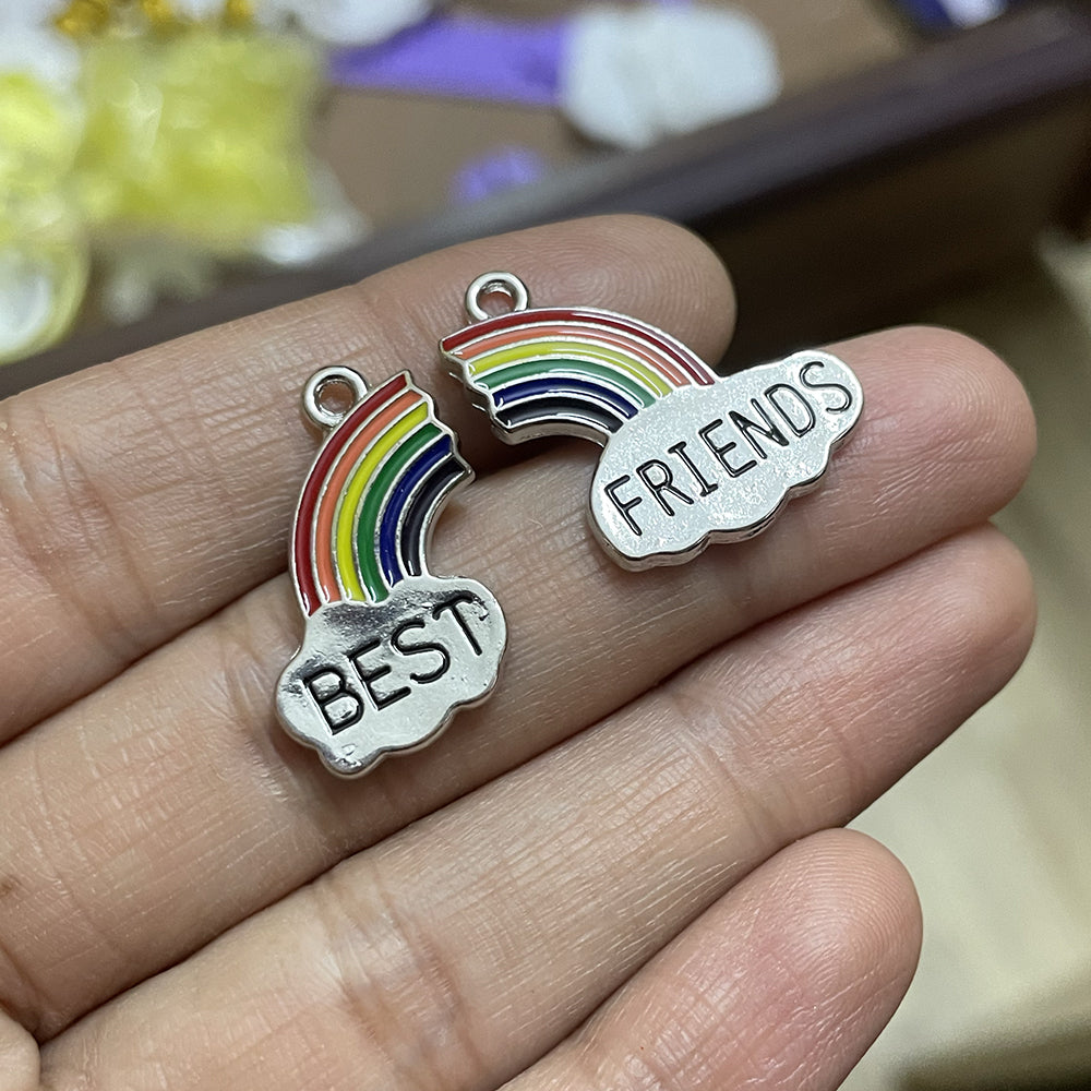 Best Friends Rainbow - ClartStudios - Polymer clay Jewellery