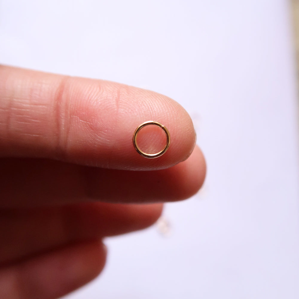 6mm Gold Jump ring (Pack of 100) - ClartStudios - Polymer clay Jewellery