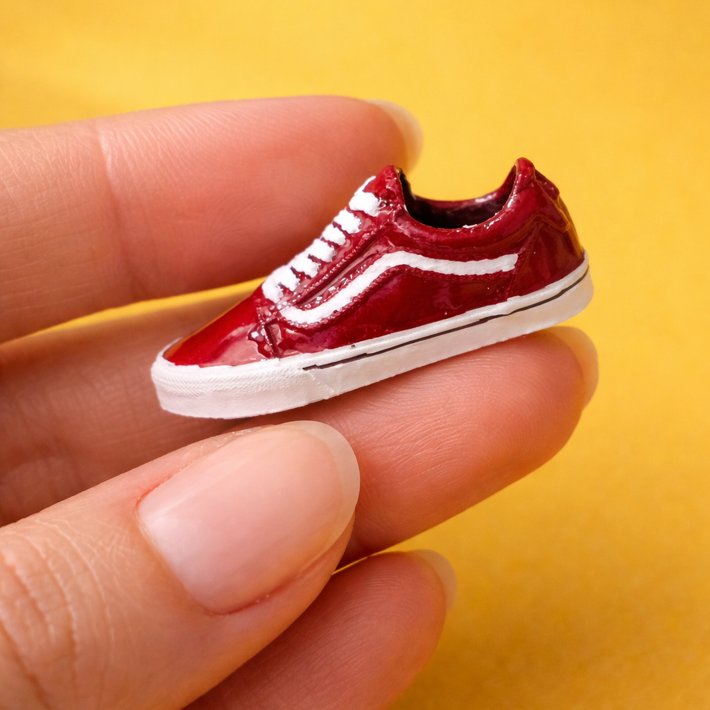 R017 - Sports Shoe Classic Charm - Waterproof & Adorable - ClartStudios - Polymer clay Jewellery