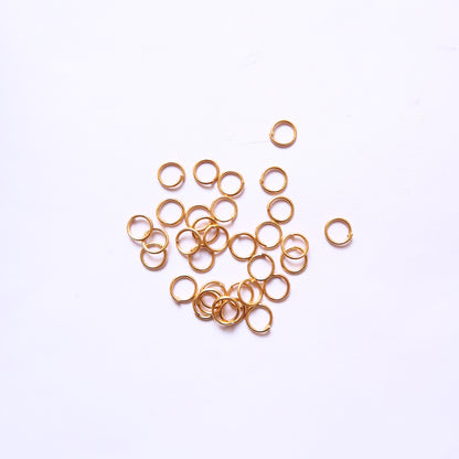 6mm Brass Jump ring (Pack of 100) - ClartStudios - Polymer clay Jewellery