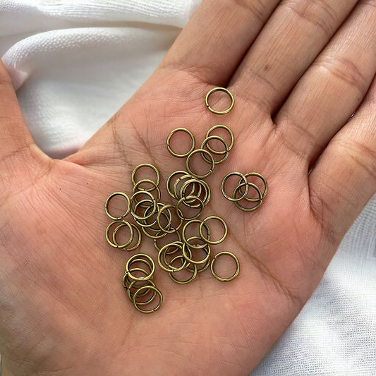 8mm Jump rings (Pack of 50) - ClartStudios - Polymer clay Jewellery