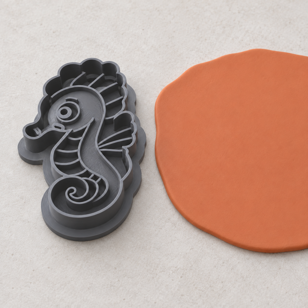 Baby Seahorse Polymer Clay Cutter | 016 - ClartStudios - Polymer clay Jewellery