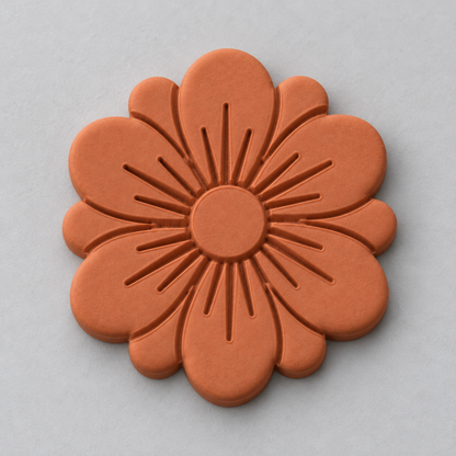 Eight-Petal Blossom Polymer Clay Cutter | 113 - ClartStudios - Polymer clay Jewellery