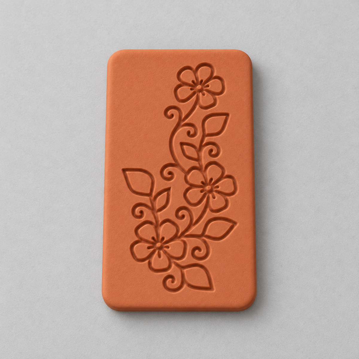 Wild Rose Vine Tablet Polymer Clay Cutter | 116 - ClartStudios - Polymer clay Jewellery