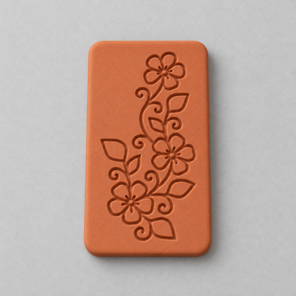 Wild Rose Vine Tablet Polymer Clay Cutter | 116 - ClartStudios - Polymer clay Jewellery