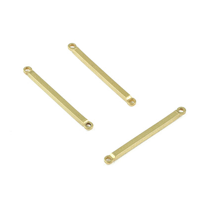 Small Brass Rod Connector - ClartStudios - Polymer clay Jewellery