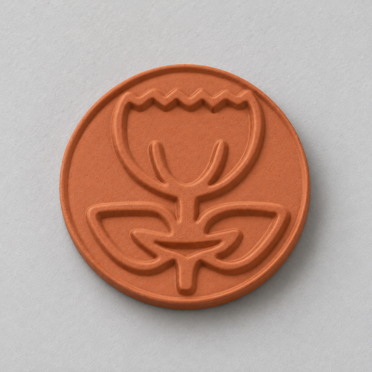 Folk Tulip Coin Polymer Clay Cutter | 160 - ClartStudios - Polymer clay Jewellery
