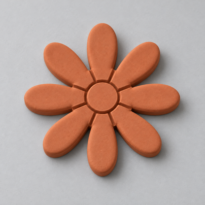 Groovy Daisy Polymer Clay Cutter | 136 - ClartStudios - Polymer clay Jewellery