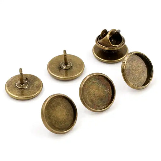 Brooch Pin Base - ClartStudios - Polymer clay Jewellery