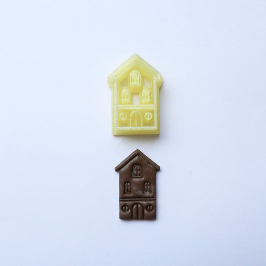 Cookie House Christmas Cutter - ClartStudios - Polymer clay Jewellery
