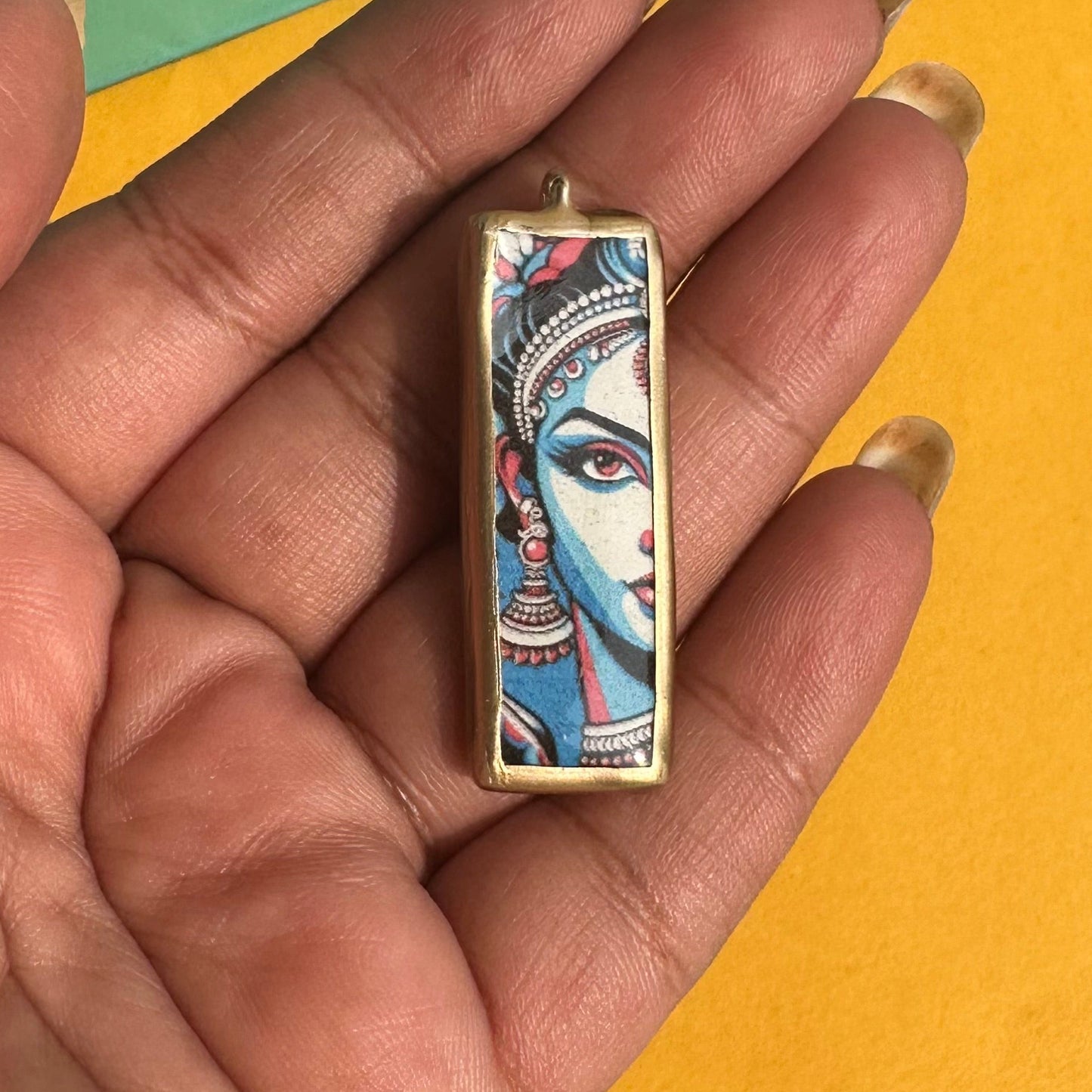 Traditional Dancer- Cold Porcelain Charms Pendant  (Dispatch Time 4-5 days) - ClartStudios - Polymer clay Jewellery
