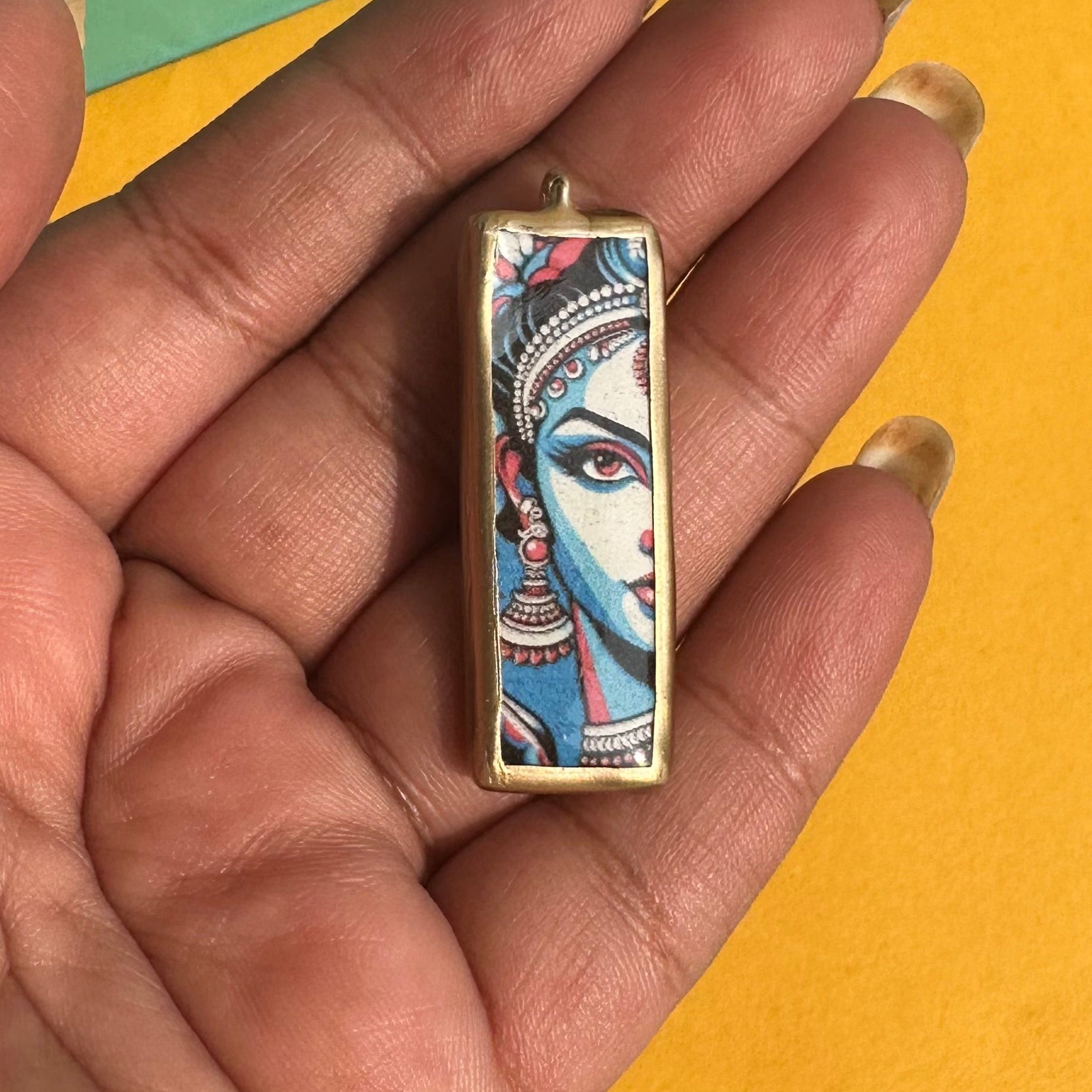 Traditional Dancer- Cold Porcelain Charms Pendant  (Dispatch Time 4-5 days) - ClartStudios - Polymer clay Jewellery