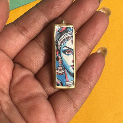 Traditional Dancer- Cold Porcelain Charms Pendant  (Dispatch Time 4-5 days) - ClartStudios - Polymer clay Jewellery