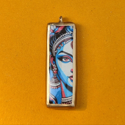 Traditional Dancer- Cold Porcelain Charms Pendant  (Dispatch Time 4-5 days) - ClartStudios - Polymer clay Jewellery