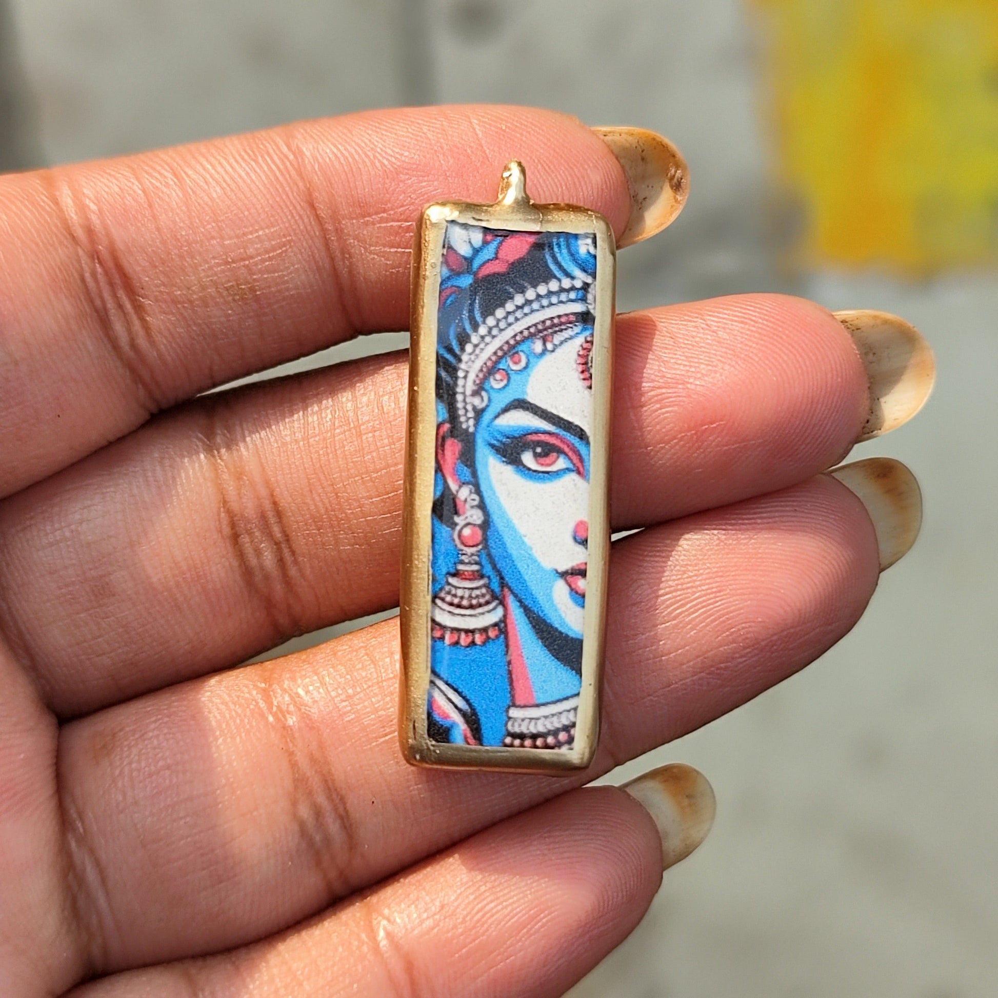 Traditional Dancer- Cold Porcelain Charms Pendant  (Dispatch Time 4-5 days) - ClartStudios - Polymer clay Jewellery