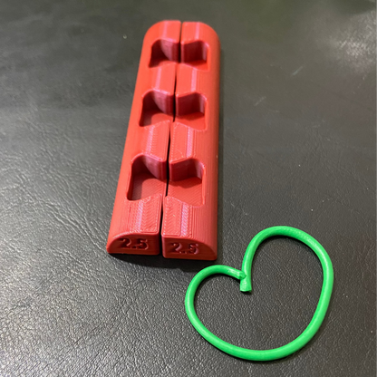 Hoop & Strip Roller Guide (2.5mm) | Lippan Art | Art Dry Clay | Polymer Clay